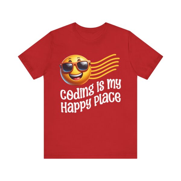 coding is my happy place unisex t shirt