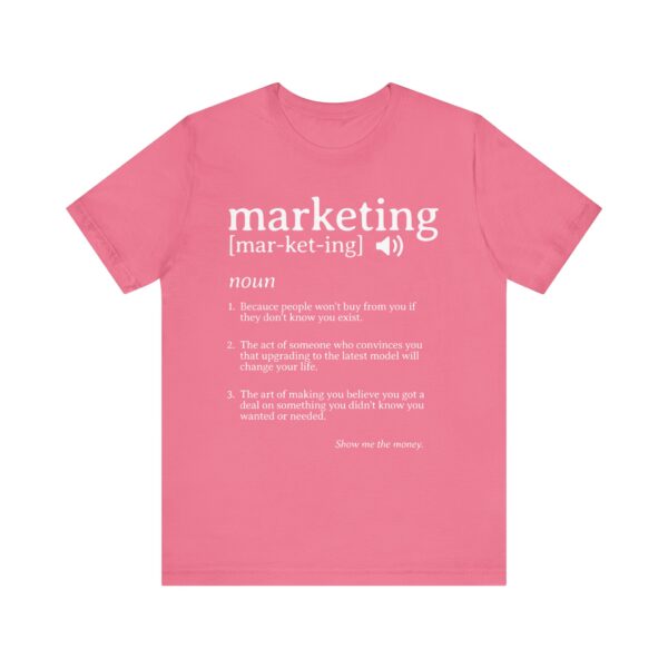 marketing noun t shirt funny marketing gift