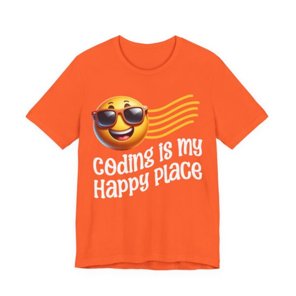 coding is my happy place unisex t shirt