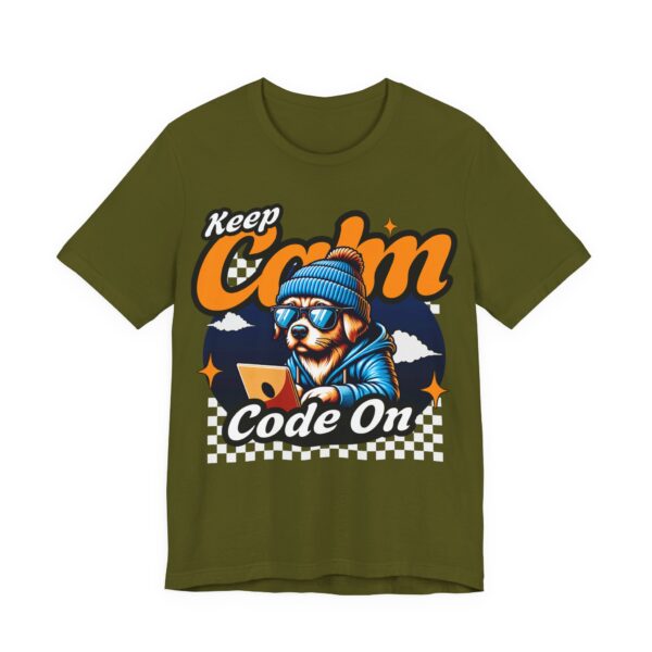 golden retriever coding hoodie keep calm & code on t shirt