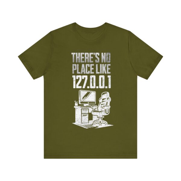no place like home white text computer geek t shirt