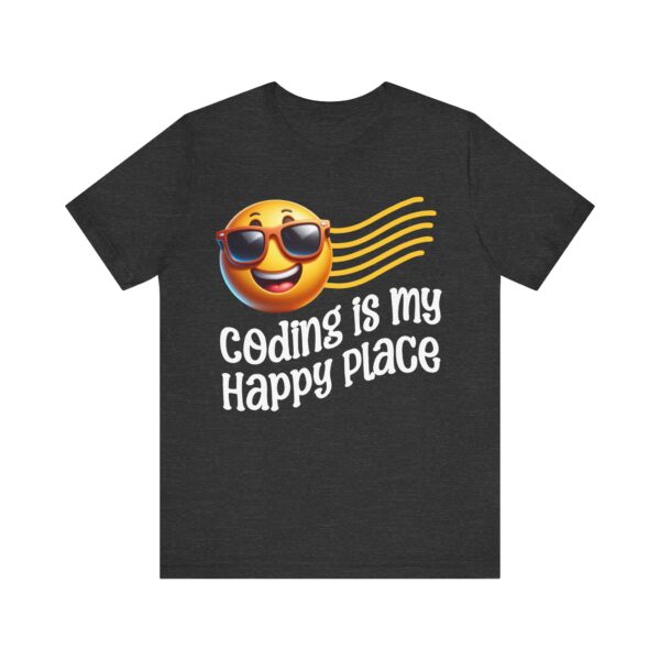 coding is my happy place unisex t shirt