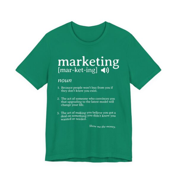 marketing noun t shirt funny marketing gift