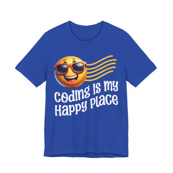 coding is my happy place unisex t shirt