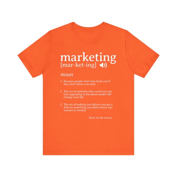marketing noun t shirt funny marketing gift