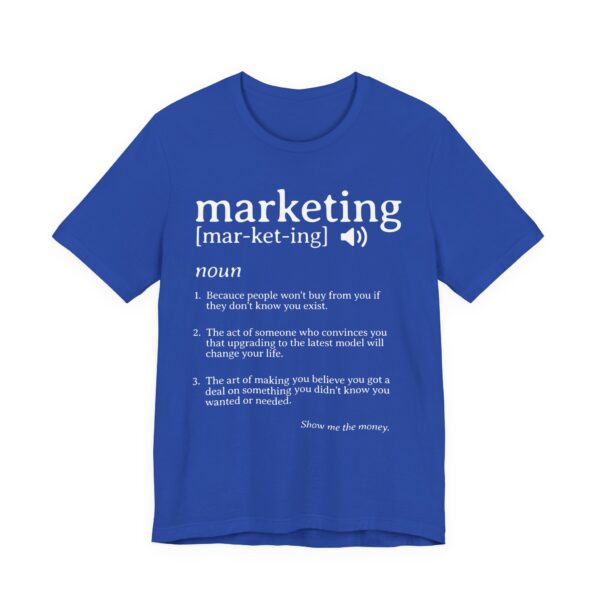 marketing noun t shirt funny marketing gift