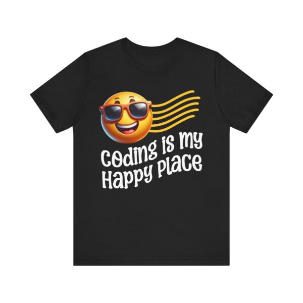 coding is my happy place unisex t shirt