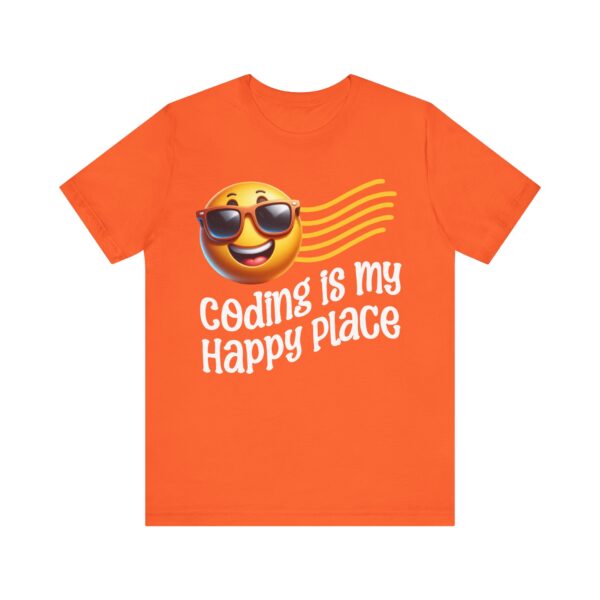 coding is my happy place unisex t shirt