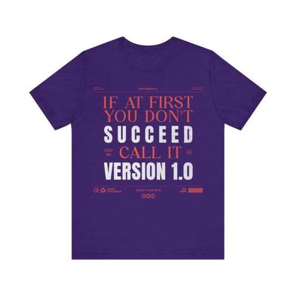 call it version 1.0 unisex t shirt