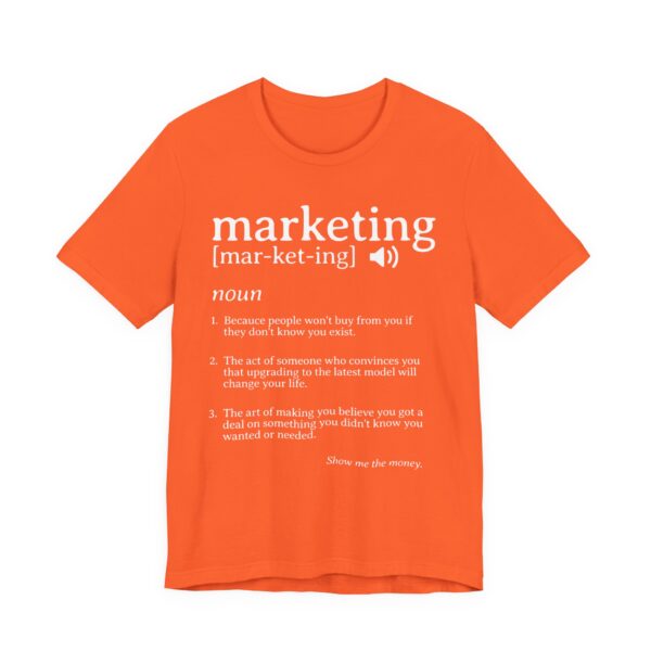 marketing noun t shirt funny marketing gift