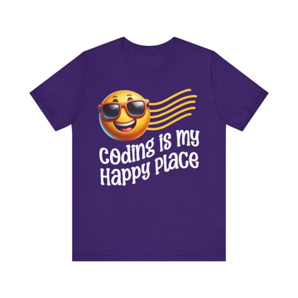 coding is my happy place unisex t shirt