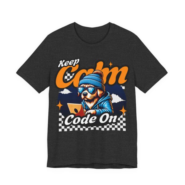 golden retriever coding hoodie keep calm & code on t shirt
