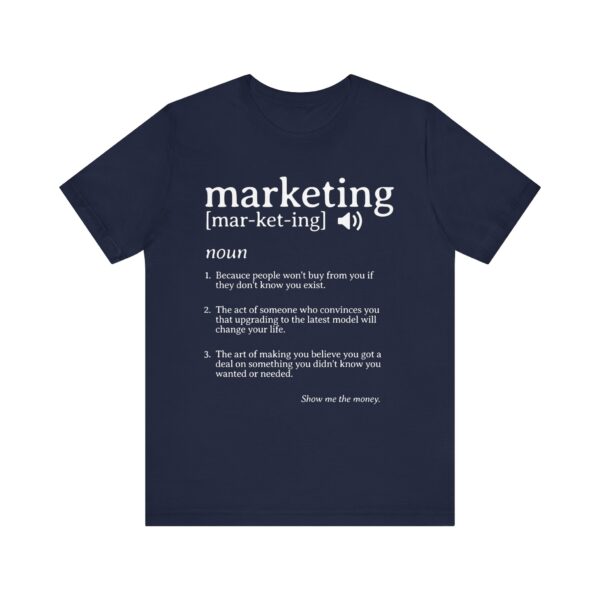 marketing noun t shirt funny marketing gift