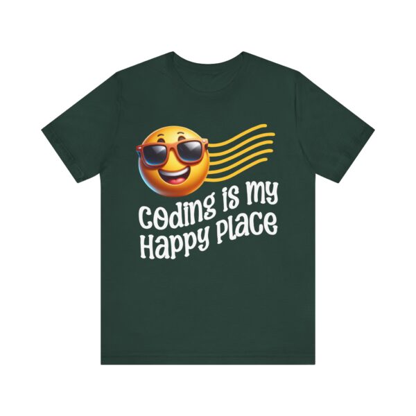 coding is my happy place unisex t shirt