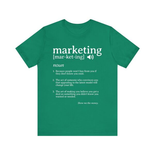 marketing noun t shirt funny marketing gift