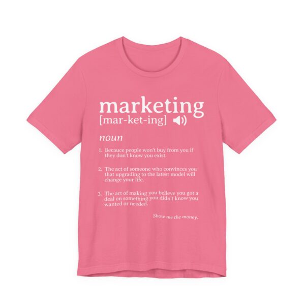marketing noun t shirt funny marketing gift