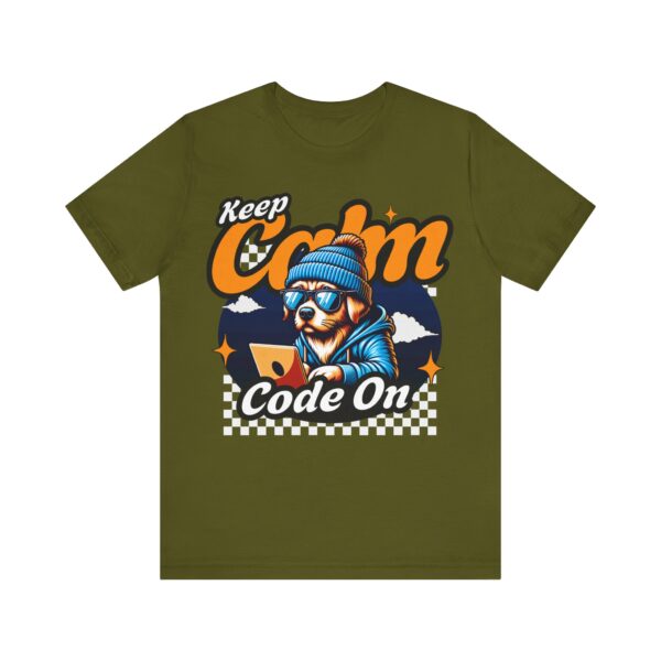 golden retriever coding hoodie keep calm & code on t shirt