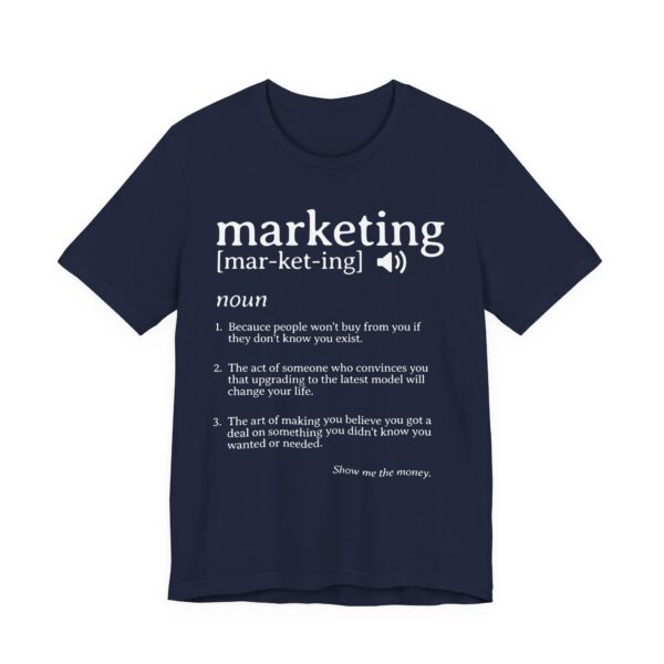 marketing noun t shirt funny marketing gift