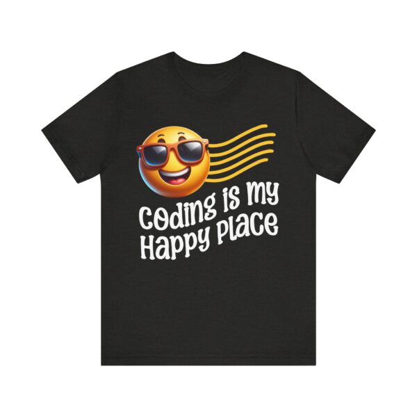 coding is my happy place unisex t shirt