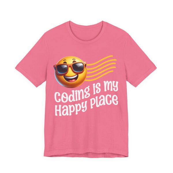 coding is my happy place unisex t shirt