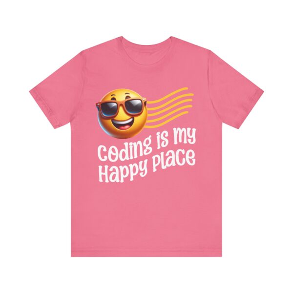coding is my happy place unisex t shirt