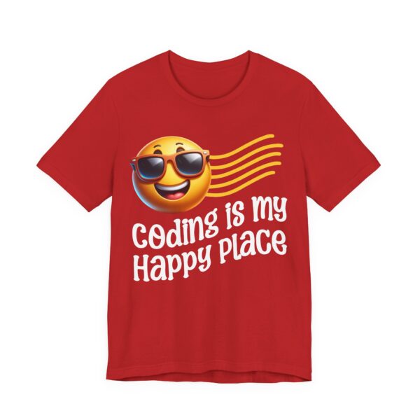 coding is my happy place unisex t shirt