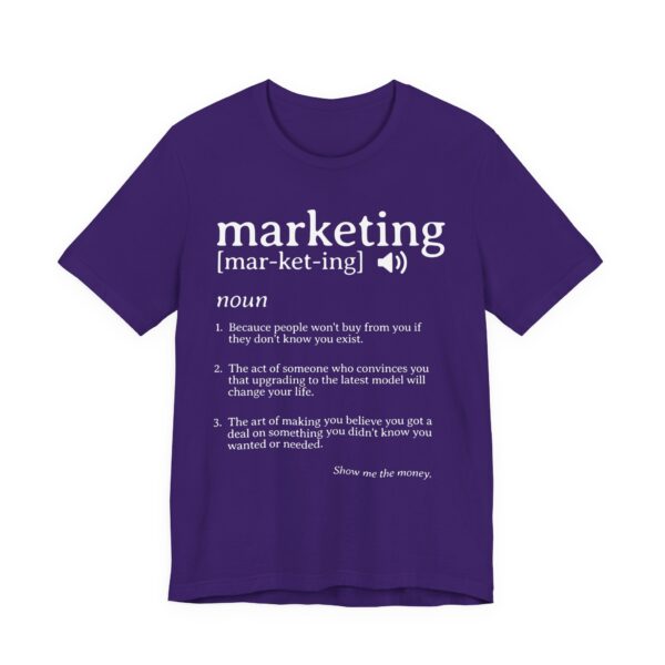 marketing noun t shirt funny marketing gift