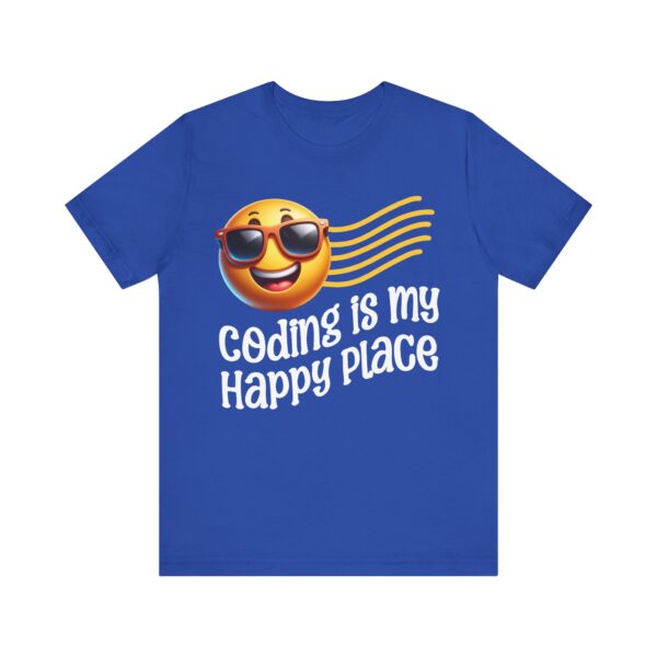 coding is my happy place unisex t shirt