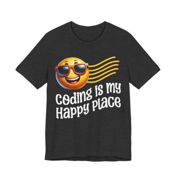 coding is my happy place unisex t shirt