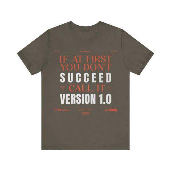call it version 1.0 unisex t shirt